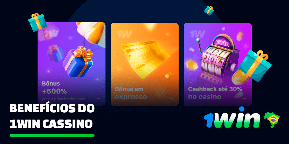 Benefícios do 1win Cassino