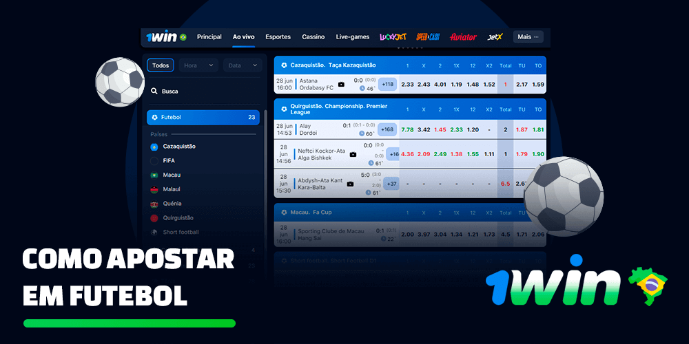 Como apostar em futebol