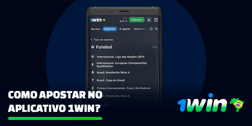 Como apostar no aplicativo 1win?