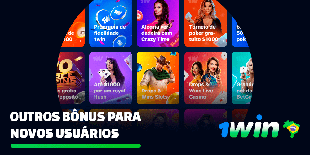 outros bônus para novos usuários 1win brasil