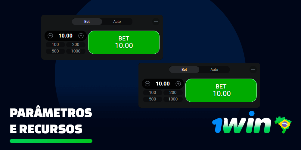 Parâmetros e recursos do jogo