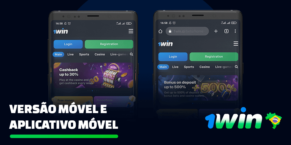 Versão móvel e aplicativo móvel